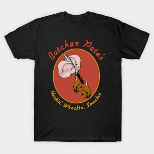 Butcher Pete - Parody, Meme, Gaming, Blues, Satire T-Shirt